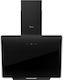 Midea Chimney Vent Hood 60cm Black