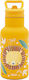 Sassi Junior Kids Water Bottle Thermos Stainless Steel with Straw Non Spill Gray 350ml