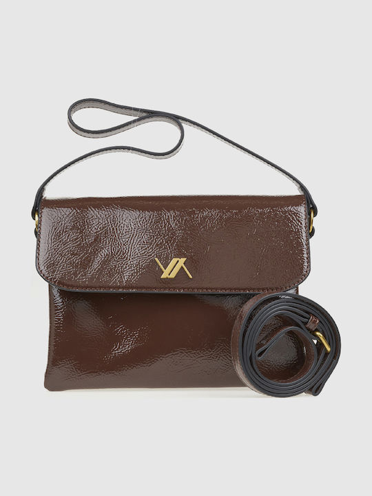 Verde Damentasche Schultertasche Braun