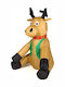 Bakaji Bakaji Inflatable Christmas Reindeer Large Height 120cm LED Lighting Outdoor