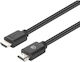 Manhattan HDMI 2.0 Premium High Speed 4K 60Hz HDR Cable HDMI male - HDMI male 7.5m Μαύρο