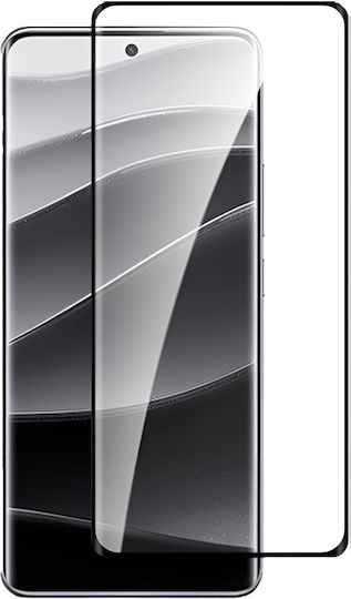 Закалено стъкло за цялото лице Черен (Redmi Note 14 4GRealme 14 Pro)