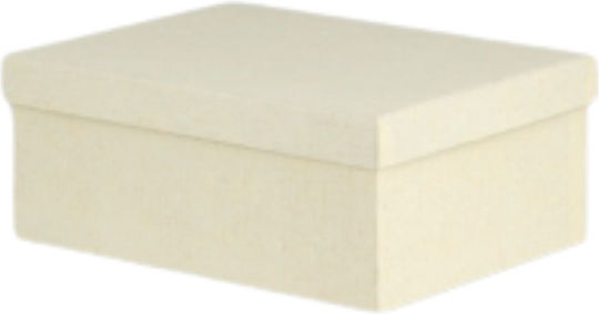 Хартия Кутия за Подарък Екрю 20x8x15см.