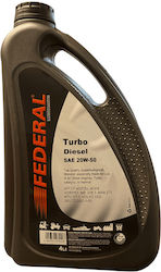 Federal Turbo Diesel Λάδι 20W-50 4lt Federal Turbo Diesel Λάδι 20W-50 4lt