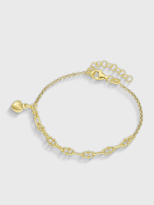 Vogue Women's Bracelet made of Silver Gold Plated