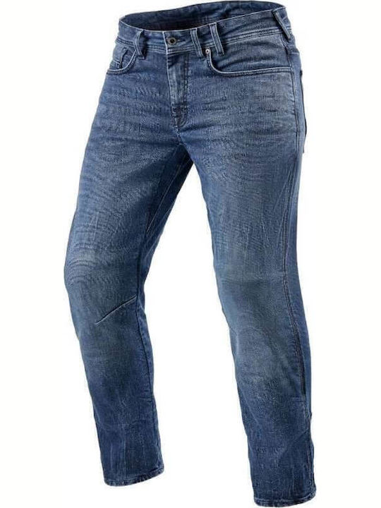 Rev'IT Detroit 2 TF Bărbați Pantaloni Motocicletă Cordura 4 Anotimpuri Medium Blue