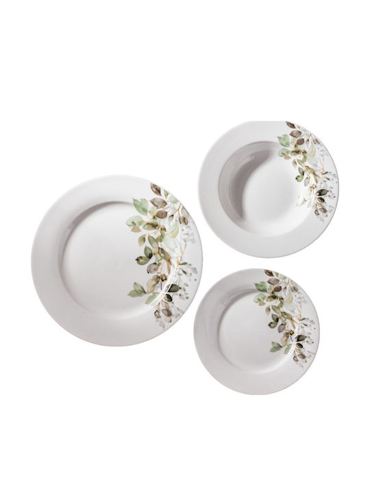 Diwali Luminarc tafelservies 19-delig (zwart & graniet, 19-delig