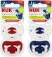 Nuk Signature Night Orthodontic Pacifiers Silic...