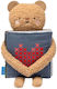 Taf Toys Snuggle Bear Fabric Activity Book for Newborns
