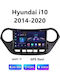 Car Audio System for Hyundai i10 2014-2020 (Bluetooth/USB/WiFi/GPS/Apple-Carplay/Android-Auto) with Touch Screen 9"