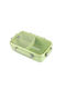 Bamboo Lunchbox Kunststoff Grün 2Stück