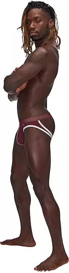 Malepower Ανδρικό Εσώρουχο Jockstrap Μπορντό