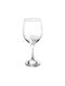 Borgonovo Set of Glasses Water made of Glass Stemmed 6pcs