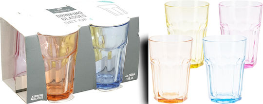 Excellent Houseware Set Gläser Cocktail/Trinken aus Glas 360ml 4Stück