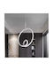 Modern White LED Ceiling Light Single Bulb 30x90cm