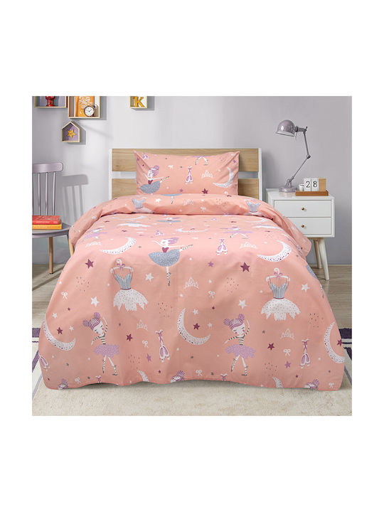 Lino Home Elektrische Gitarren Kinderdecke Einzel mit Kissenbezug Coral 160x240cm