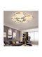 Arrivato Modernă 3 Culori LED Luminiță De Tavan Montată Modernă 80 × 80 × 10 Cm