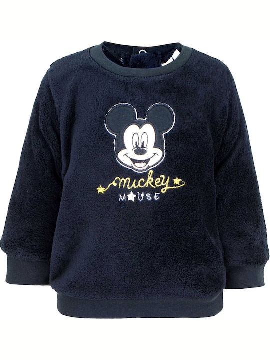 Fleece Παιδικό Φούτερ Coral, Black Mickey Mouse