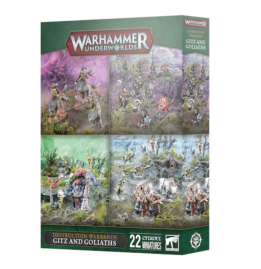 Warhammer Underworlds Destruction Warbands Gitz Goliaths 109-43