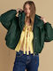 Damen Bikerjacke Green
