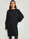 Mini Knitted Dress Black FBL012-104-13-Black