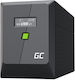 Green Cell UPSLM900 UPS Line-Interactive 1500VA 900W