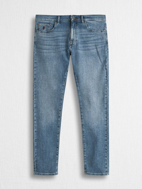 Malboro Classics Ανδρικό Παντελόνι Τζιν Slim Fit Μπλε