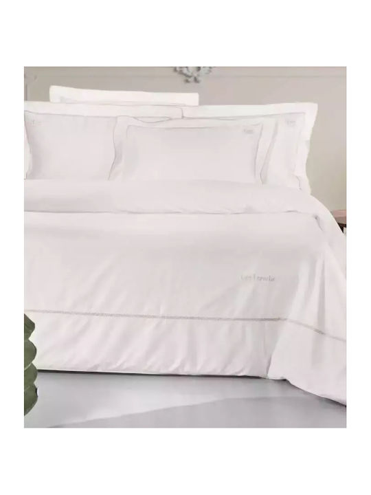Guy Laroche Сет Чаршафи 270x280см. Elite Ivory ...