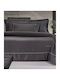 Guy Laroche Сет Чаршафи 270x280см. Elite Anthracite - Silver 4бр