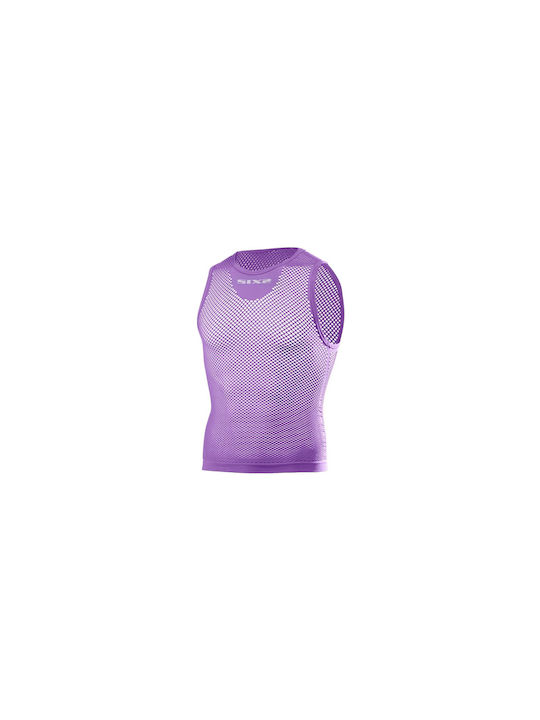 Six2 Men's Sleeveless Cycling Jersey Purple Six2 Men's Sleeveless Cycling Jersey Purple