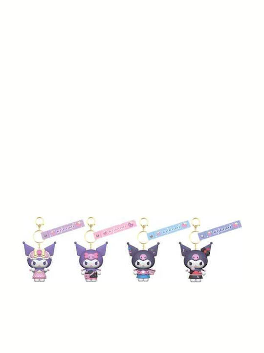 Sanrio Kuromi Cute Outfit Series Keychain Hand Strap Kuromi Display 12