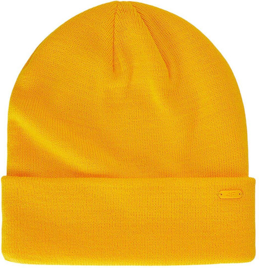 Beanie Männer Beanie Gestrickt in Gelb Farbe