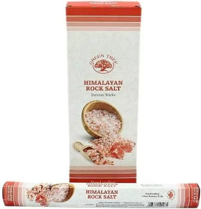 Green Tree Himalayan Rock Salt Incense Sticks 20 Pieces Home Fragrance