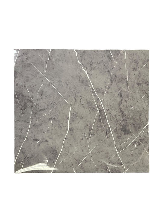 3D Wall Wallpaper Self-Adhesive Foam Tile Gray 60x60cm Code 09-950-0623