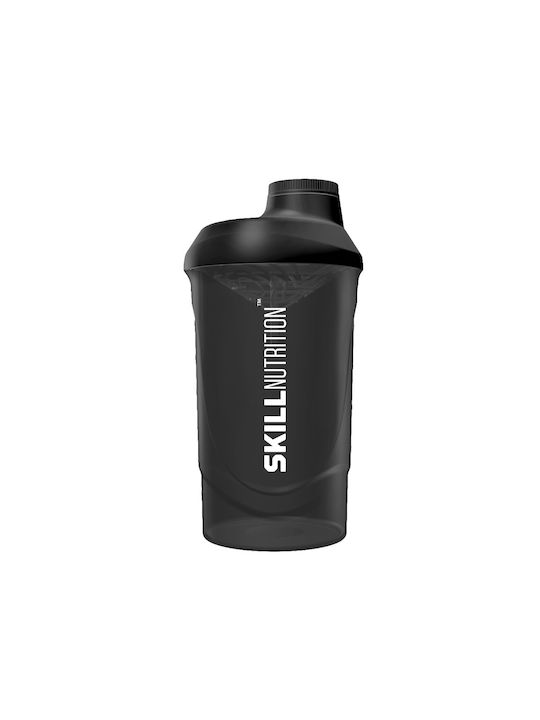 Skill Nutrition Shaker Πρωτεΐνης 600ml Πλαστικό Μαύρο