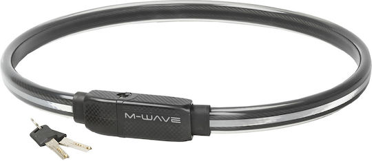 M-wave Κλειδαρια Σπιραλ Κλειδι 1000mm 23x12mm 23.10 230061 Μαύρο