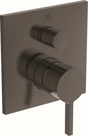 Μπαταρία Εντοιχισμού 2 Εξόδών Ideal Standard Joy Neo A7622a5 Γκρι Ματ Magnetic Grey