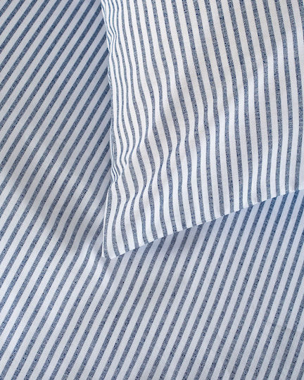 Rythmos Motiv Pillowcase Set with Envelope Cover Dark Blue 50x70cm.