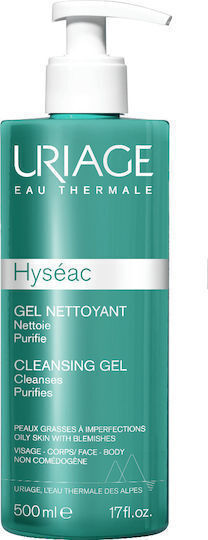 Uriage Hyseac Gel Cleansing Face for Acne-Prone Skin 500ml