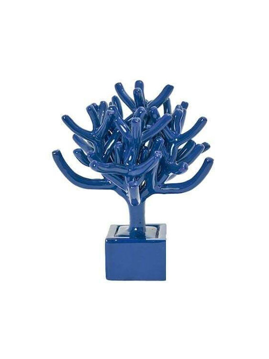 Riccio Caprese Koralle Tischdekoration Keramik Klein Blau Capri Ricciocaprese 9 Cm