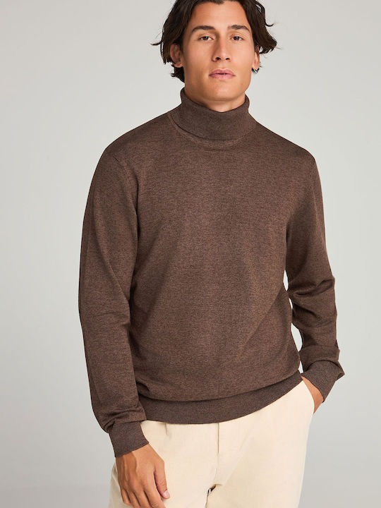 Funky Buddha Langarm Braun Pullover