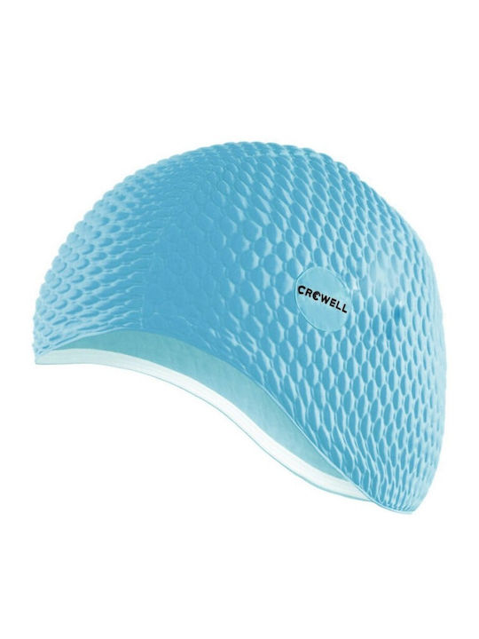 Crowell Kol.5 Adult Swimming Cap Latex Light Blue