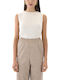 Women's Blouse Sleeveless Ecru
