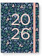 Filofax A5 Garden Dusk Weekly Agenda A5 2026 17x21.5cm