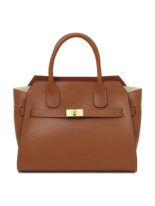Tuscany Leather Leather Women's Bag Shoulder Gold