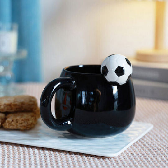 I-Total Ceramic Mug Black 450ml