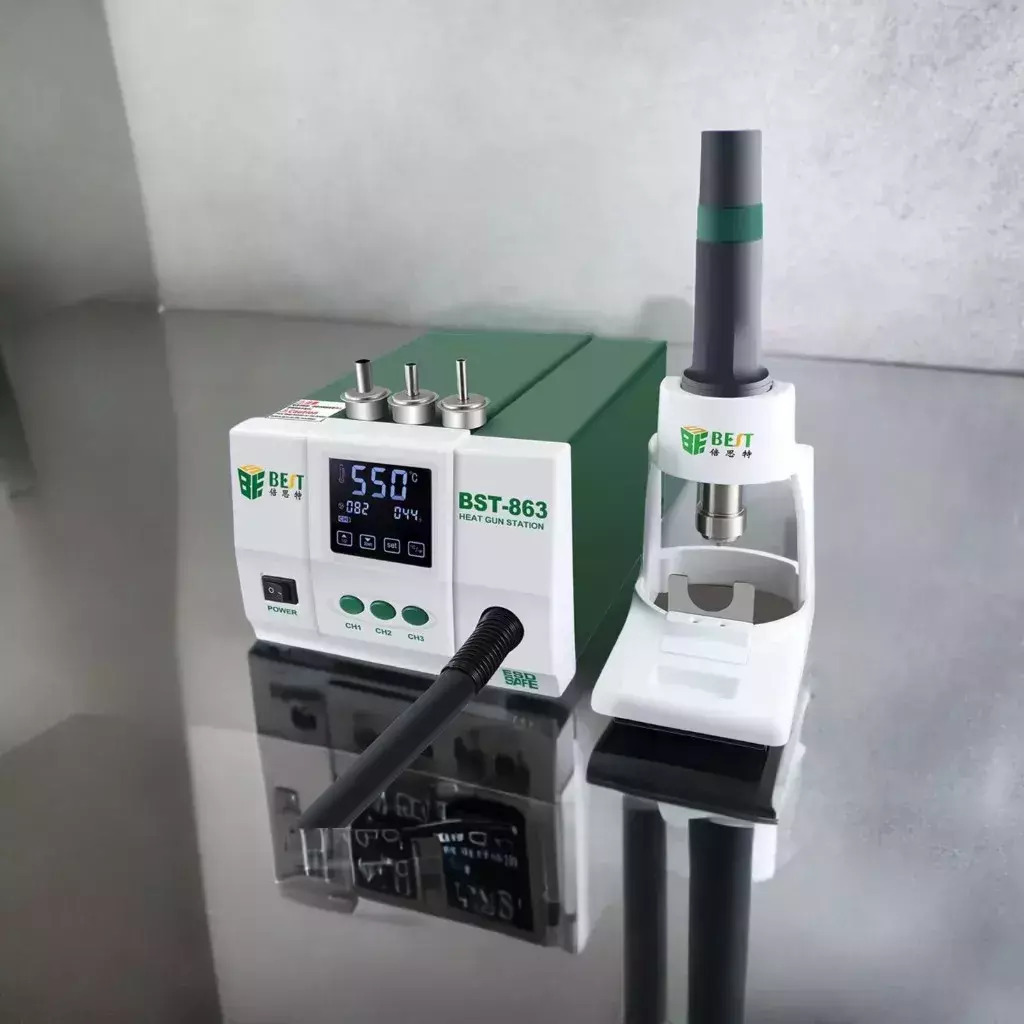 Hot Air Gun Anti-static Plastic 25 X 10 X 15 Cm 220v 800w Lcd Digital ...