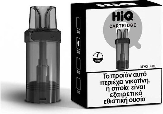 HiQ E-Zigaretten Ersatzteile Pod 3 Stück 4ml mit Heizwendel 0.8ohm