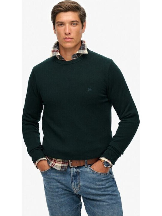 Superdry Πουλόβερ Μακρυμάνικο Enamel Green Marl