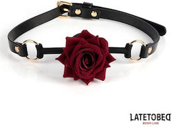 Gold Metal Rose Gag Ball